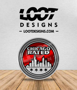 CHICAGO RATED Badge for Offroad Vehicle