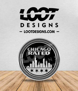 CHICAGO RATED Badge for Offroad Vehicle