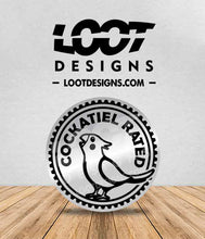 Load image into Gallery viewer, COCKATIEL RATED Badge for Offroad Vehicle
