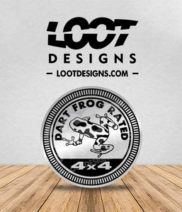 FROG RATED / Coqui Badge for Offroad Vehicle