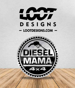 DIESEL RATED / DIESEL MAMA Badge for Offroad Vehicle