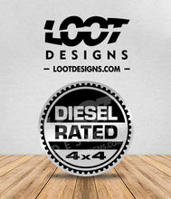 Load image into Gallery viewer, DIESEL RATED / DIESEL MAMA Badge for Offroad Vehicle
