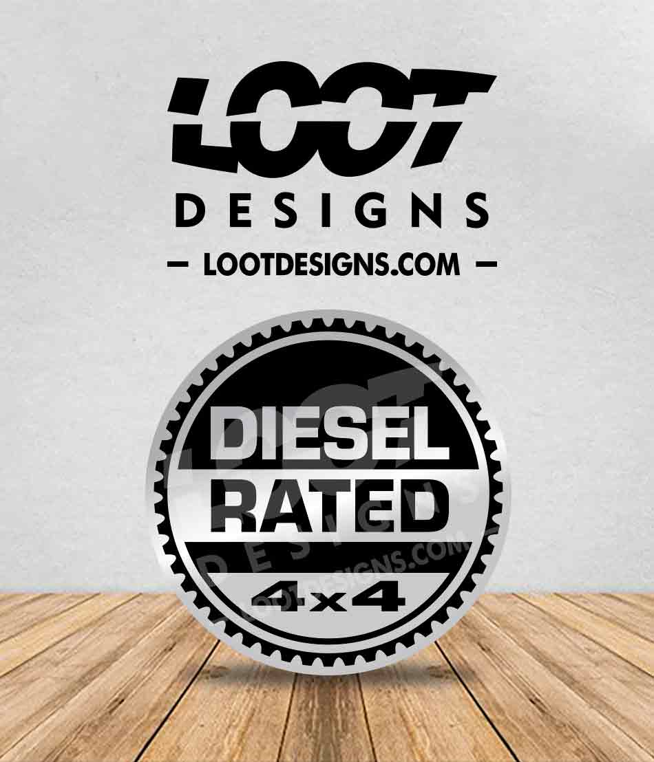 DIESEL RATED / DIESEL MAMA Badge for Offroad Vehicle