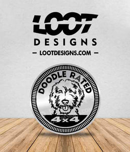 DOODLE RATED Badge for Offroad Vehicle