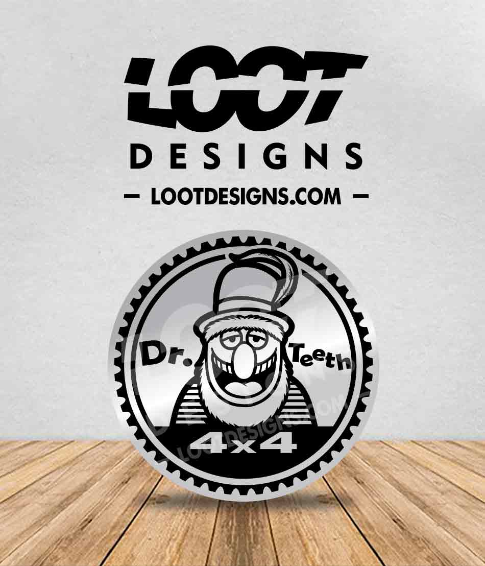 DR. TEETH Badge for Offroad Vehicle