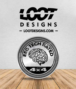 EEG TECH RATED Badge for Offroad Vehicle