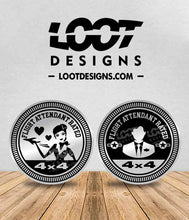 Load image into Gallery viewer, FLIGHT ATTENDANT RATED Badge for Offroad Vehicle
