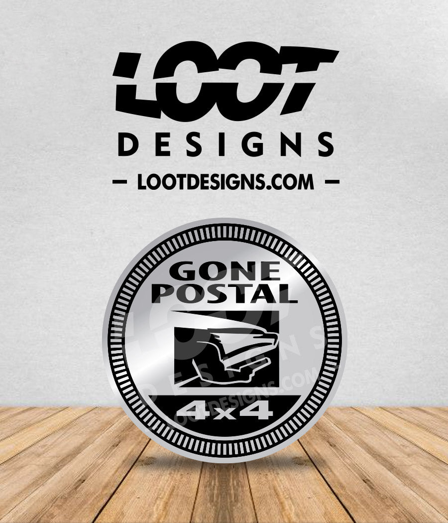 GONE POSTAL Badge for Offroad Vehicle