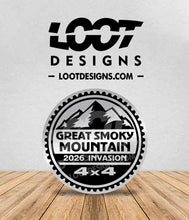 Load image into Gallery viewer, GREAT SMOKY MOUNTAIN INVASION (2024 / 2025 /2026) Badge for Offroad Vehicle
