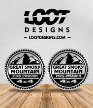 Load image into Gallery viewer, GREAT SMOKY MOUNTAIN - 2024 / 2025 INVASIONS Badge for Offroad Vehicle
