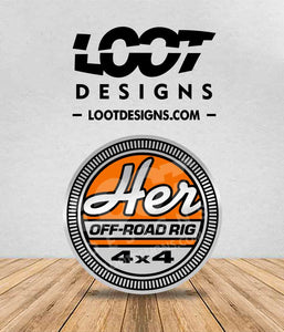 HER (Off-Road Rig) Badge for Offroad Vehicle