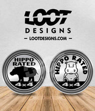 Load image into Gallery viewer, HIPPO RATED Badge for Offroad Vehicle
