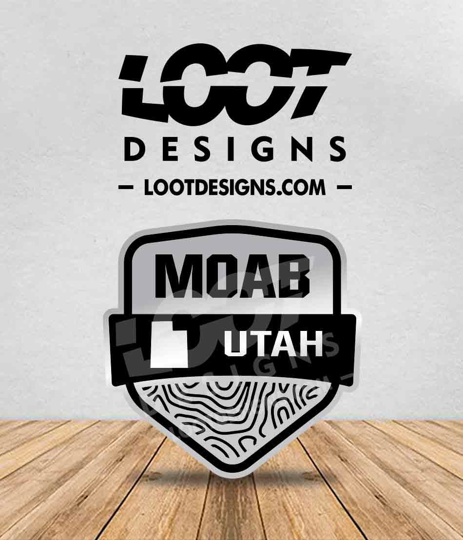 MOAB - UT | LOOT Badge (for ANY vehicle)