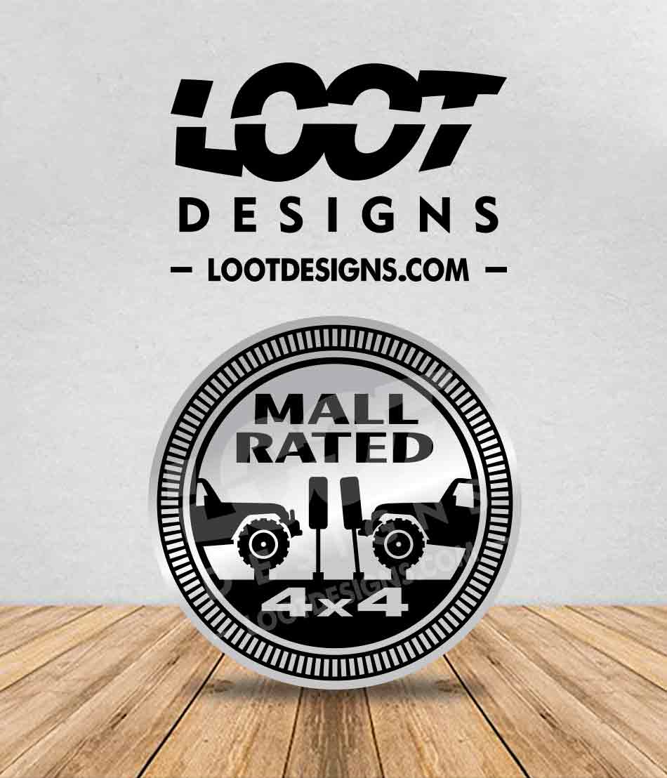 MALL RATED Badge for Offroad Vehicle