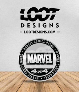 MARVEL COMICS RATED Badge for Offroad Vehicle