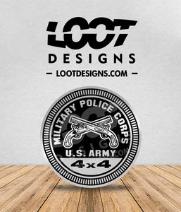 ARMY RATED Badge for Offroad Vehicle