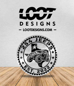 254 - EST. 2022 Badge for Offroad Vehicle