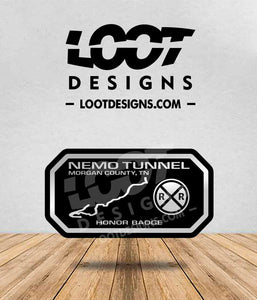 NEMO TUNNEL Honor Badge for Offroad Vehicle