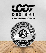 Load image into Gallery viewer, NORTH / SOUTH POLE RATED Badge for Offroad Vehicle
