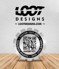 Load image into Gallery viewer, QR CODE / SOCIAL MEDIA / FOLLOW ME Badge for Offroad Vehicle ** READ DESCRIPTION **

