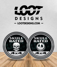 Load image into Gallery viewer, SKULL RATED Badge for Offroad Vehicle
