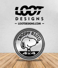 Load image into Gallery viewer, SNOOPY RATED Badge for Offroad Vehicle
