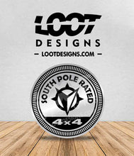 Load image into Gallery viewer, NORTH / SOUTH POLE RATED Badge for Offroad Vehicle
