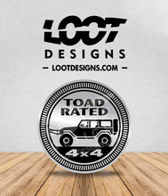 Load image into Gallery viewer, TOAD RATED Badge for Offroad Vehicle
