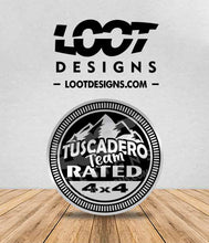 Load image into Gallery viewer, TUSCADERO TEAM RATED Badge for Offroad Vehicle
