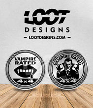 Load image into Gallery viewer, VAMPIRE RATED Badge for Offroad Vehicle
