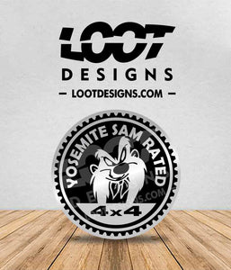 LOONEY CHARACTER Badge for Offroad Vehicle