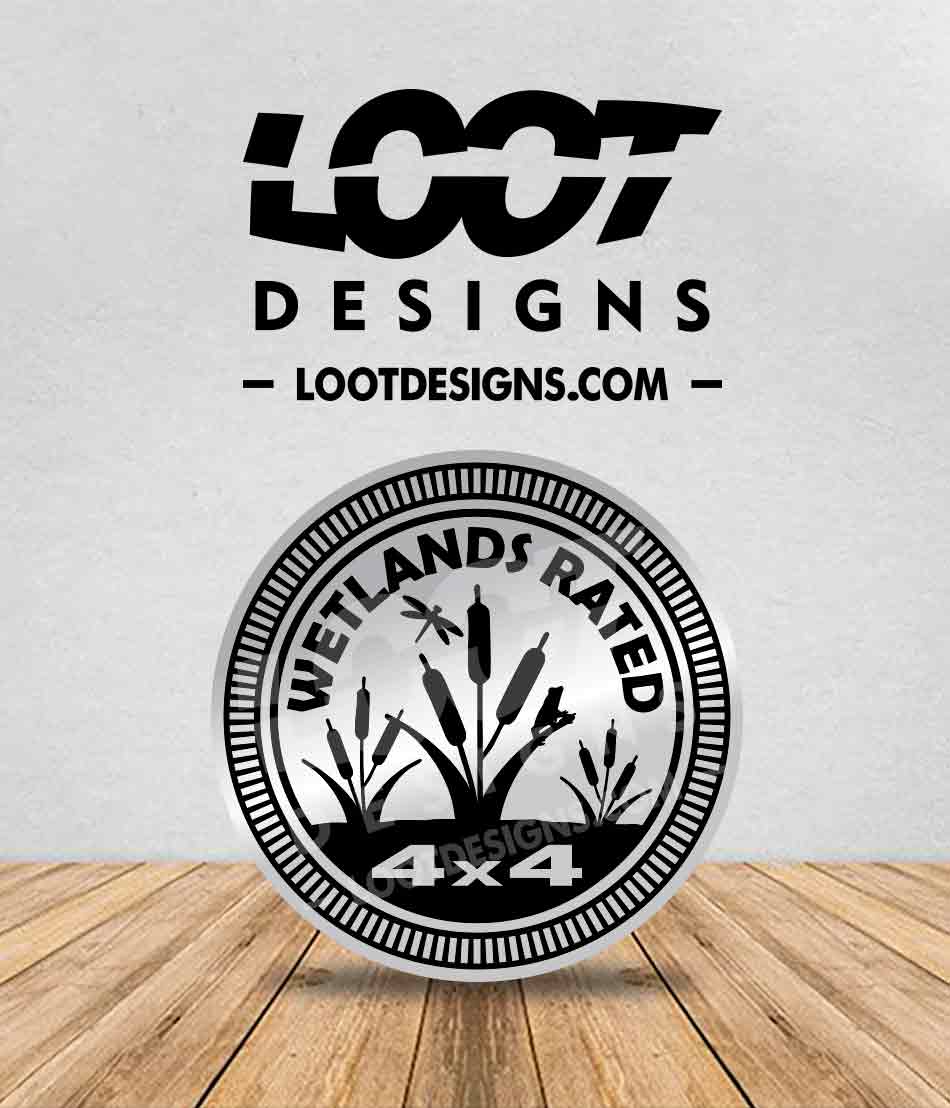 WETLANDS RATED Badge for Offroad Vehicle