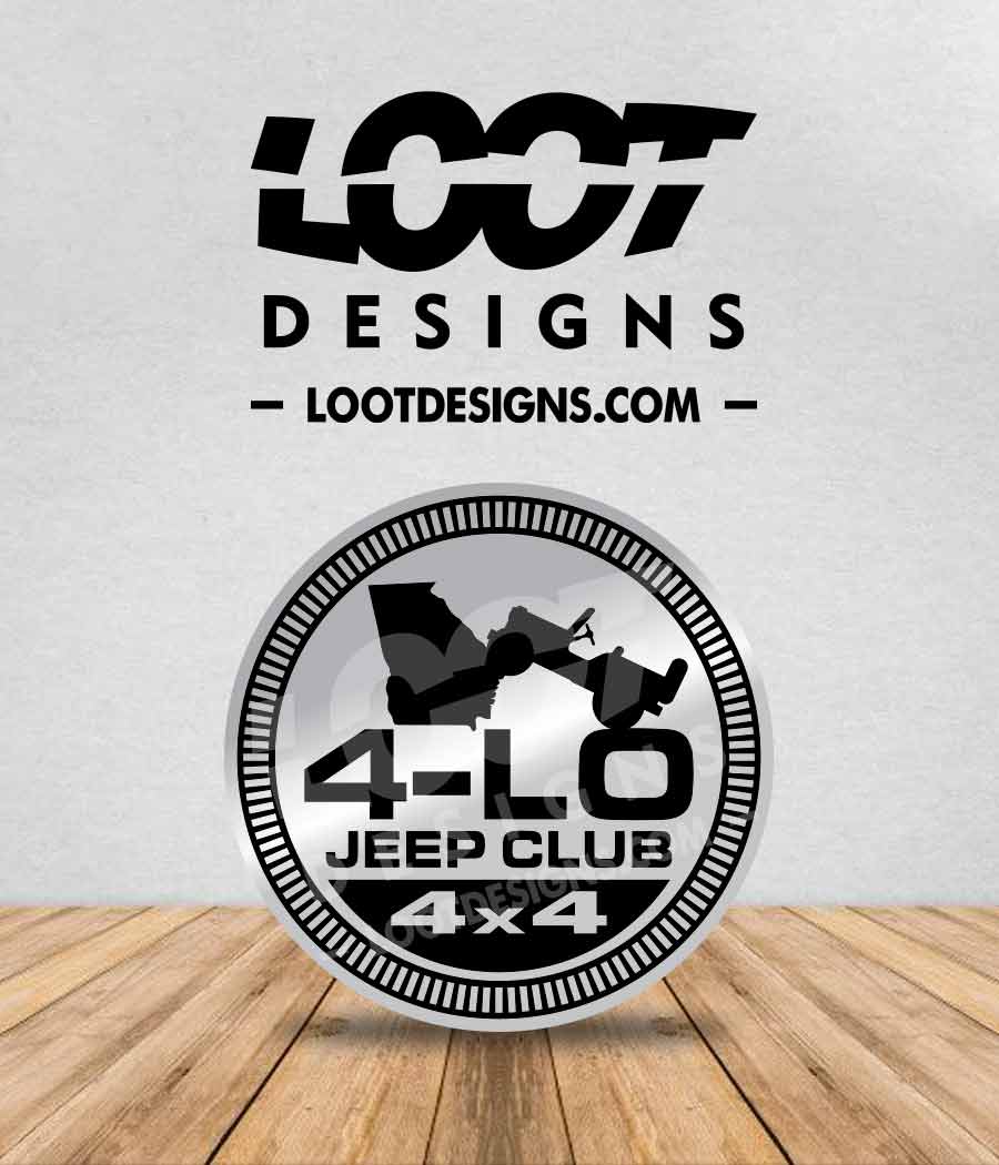 4-LO Offroad Club Badge for Offroad Vehicle