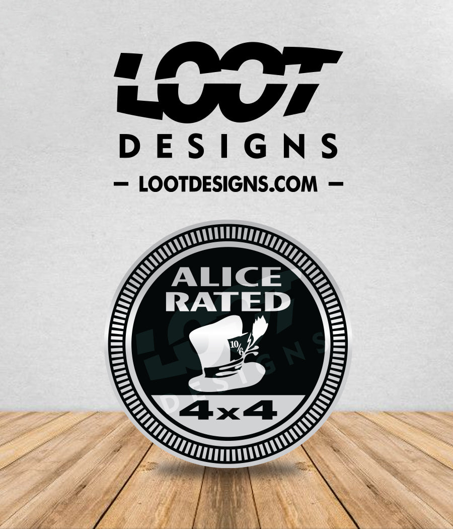 SALLY / JACK / OOGIE / ZERO RATED Badge for Offroad Vehicle – Loot Designs