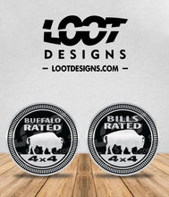 Load image into Gallery viewer, BUFFALO RATED Badge for Offroad Vehicle
