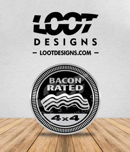 BACON RATED Badge for Offroad Vehicle