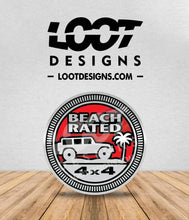 Load image into Gallery viewer, BEACH RATED Badge for Offroad Vehicle

