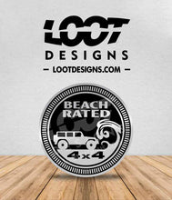 Load image into Gallery viewer, BEACH RATED Badge for Offroad Vehicle

