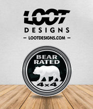 Load image into Gallery viewer, BEAR RATED Badge for Offroad Vehicle
