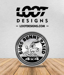 LOONEY CHARACTER Badge for Offroad Vehicle