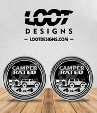 Load image into Gallery viewer, CAMPER RATED Badge for Offroad Vehicle
