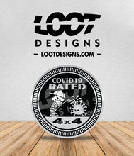 Load image into Gallery viewer, COVID19 RATED Badge for Offroad Vehicle
