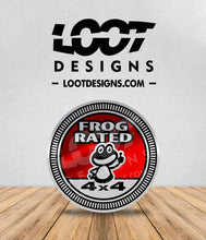 Load image into Gallery viewer, FROG RATED Badge for Offroad Vehicle
