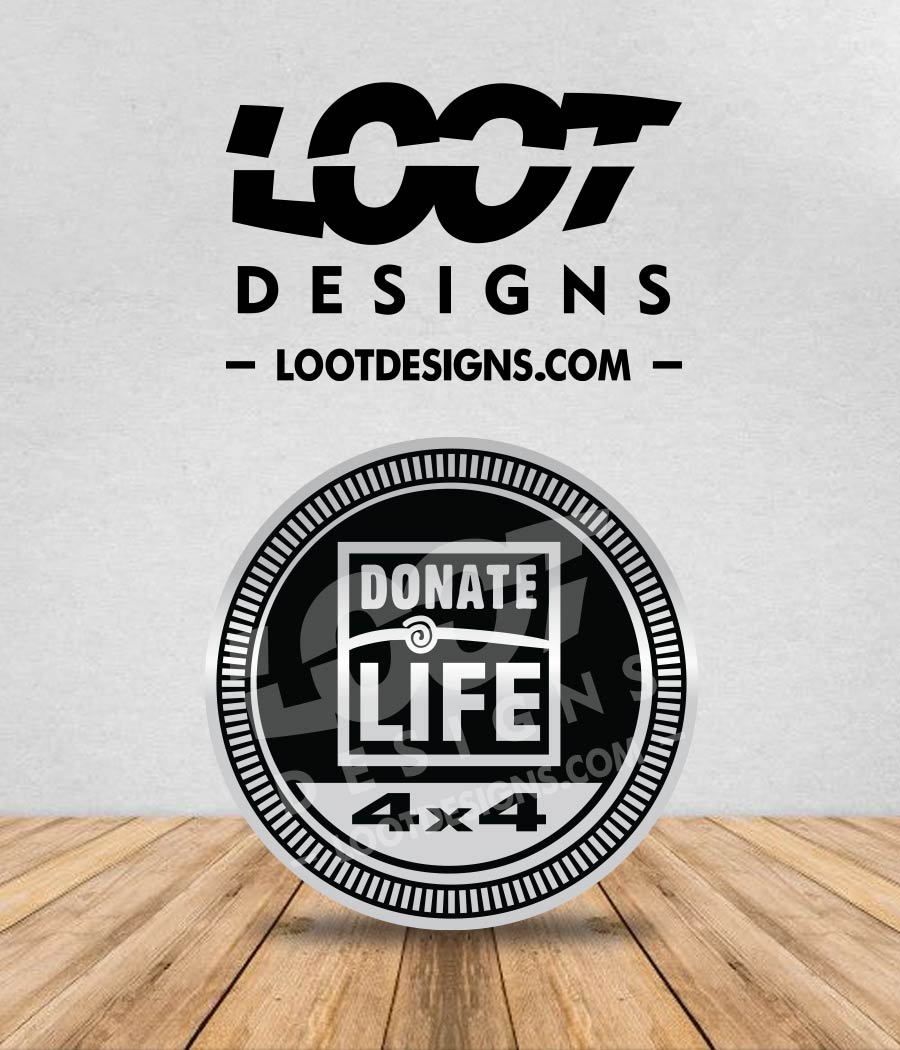 DONATE LIFE Badge for Offroad Vehicle