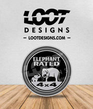 Load image into Gallery viewer, ELEPHANT RATED Badge for Offroad Vehicle
