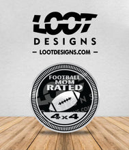 Load image into Gallery viewer, FOOTBALL RATED Badge for Offroad Vehicle
