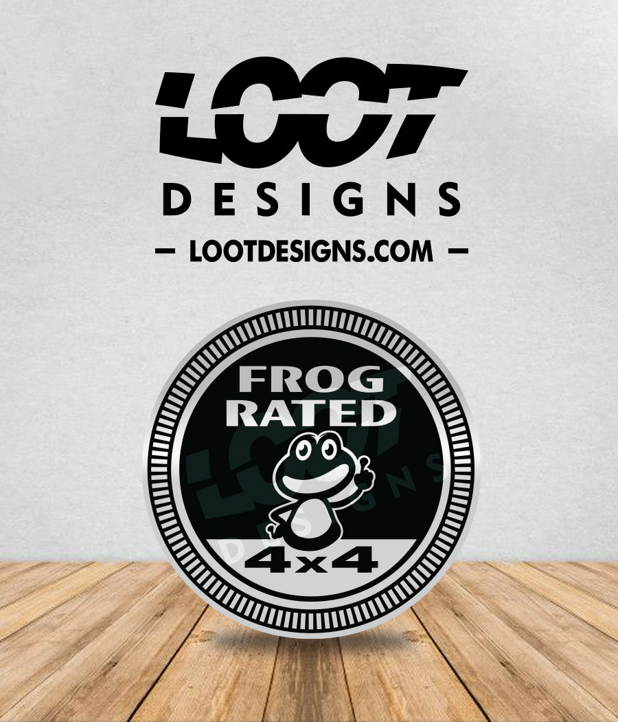 FROG RATED Badge for Offroad Vehicle
