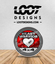 Load image into Gallery viewer, HEART WARRIOR Badge for Offroad Vehicle

