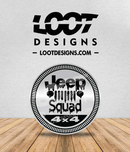 JEEP SQUAD Badge for Offroad Vehicle