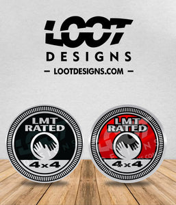 LMT RATED Badge for Offroad Vehicle